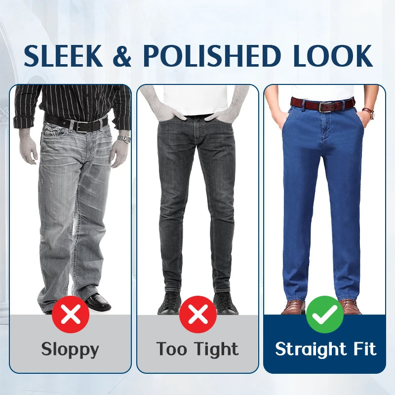 Jean Homme Classique Coupe Droite Extensible