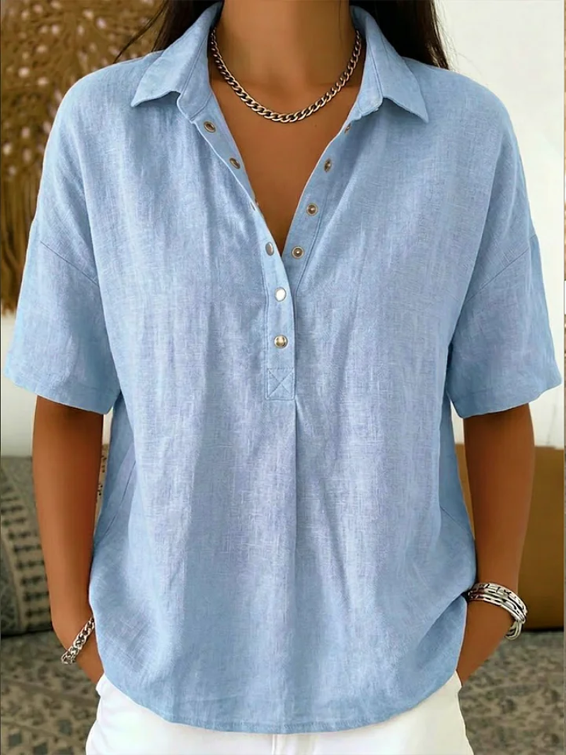 SAULE | BLOUSE AVEC COL ET DÉTAILS DE BOUTON