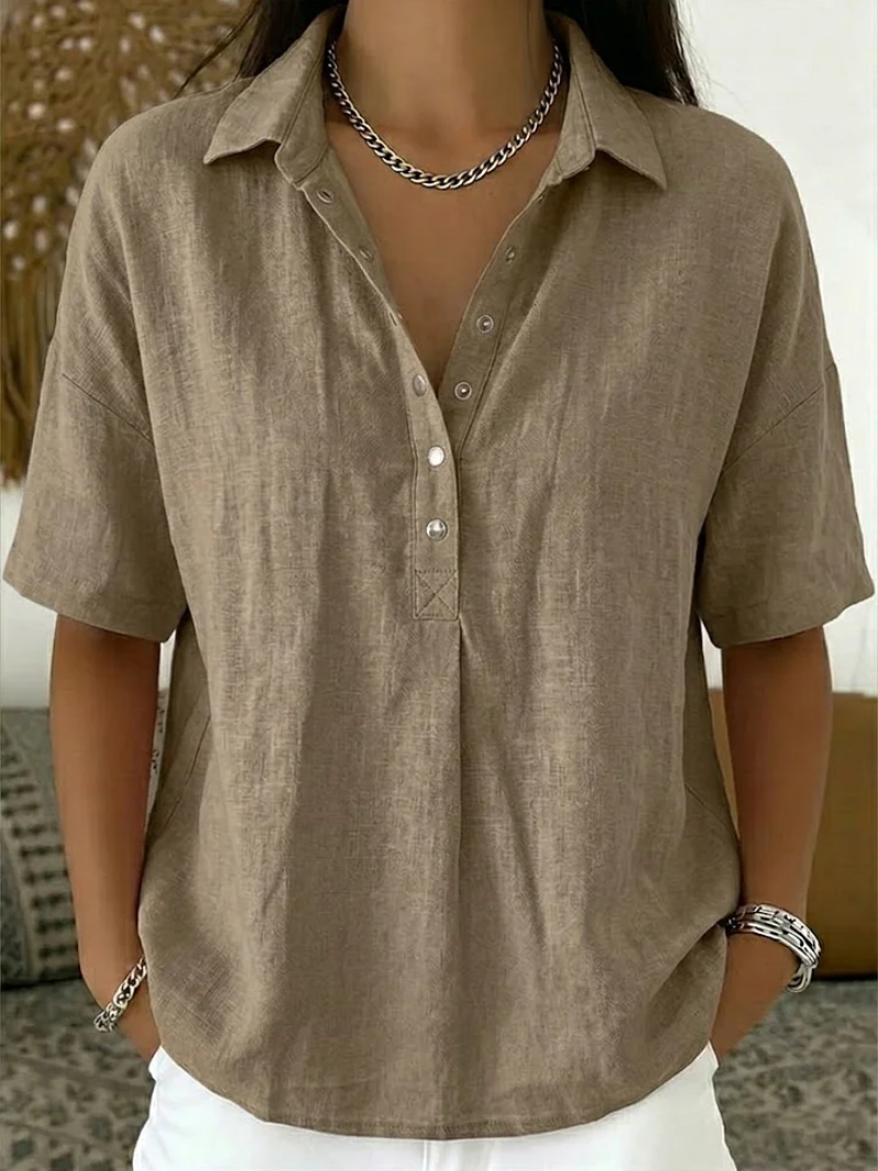 SAULE | BLOUSE AVEC COL ET DÉTAILS DE BOUTON