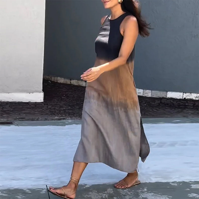 Élodie | Robe sans manches et dégradé