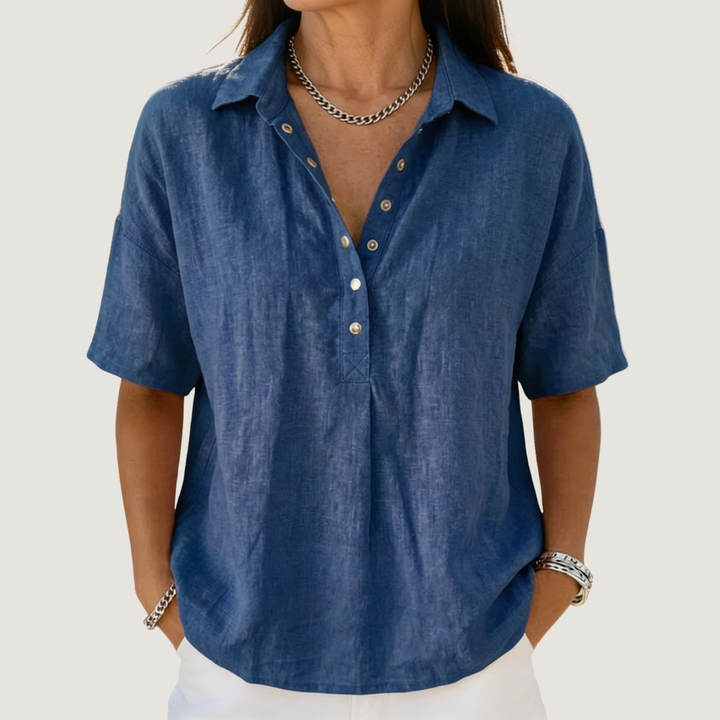 SAULE | BLOUSE AVEC COL ET DÉTAILS DE BOUTON