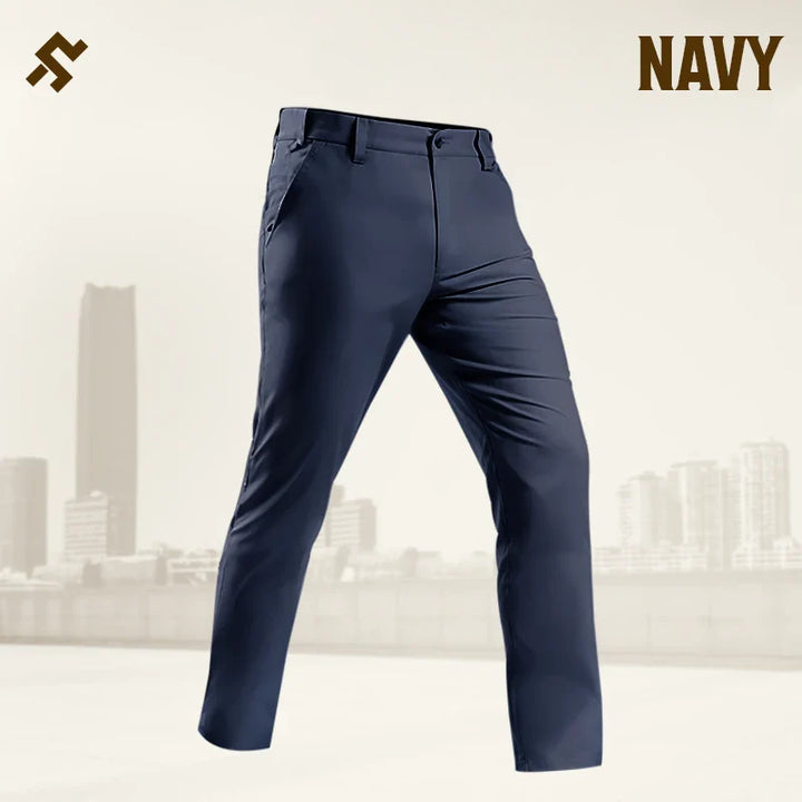 Pantalon Actif Khaki Pour Homme Avec Ceinture Extensible