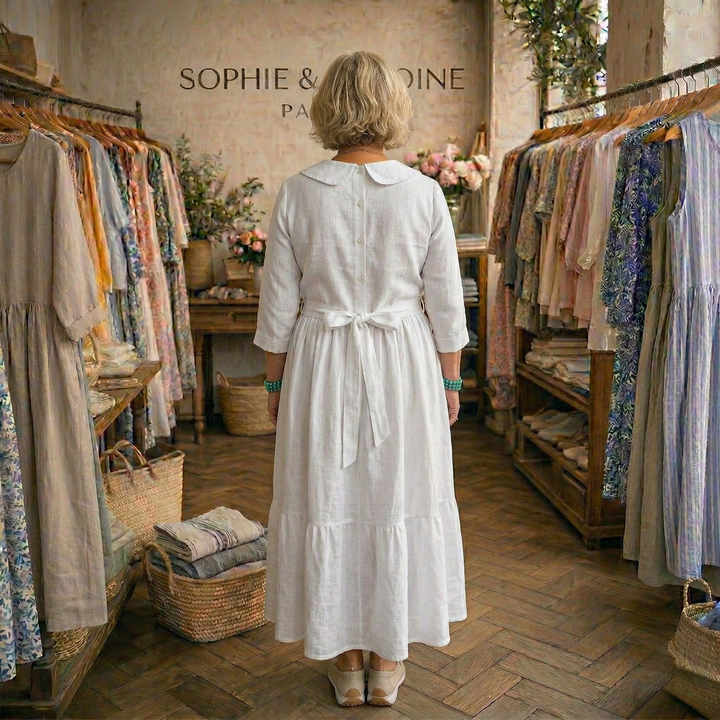 MONIQUE | ROBE ÉLÉGANTE DE PRINTEMPS PRÉCOCE