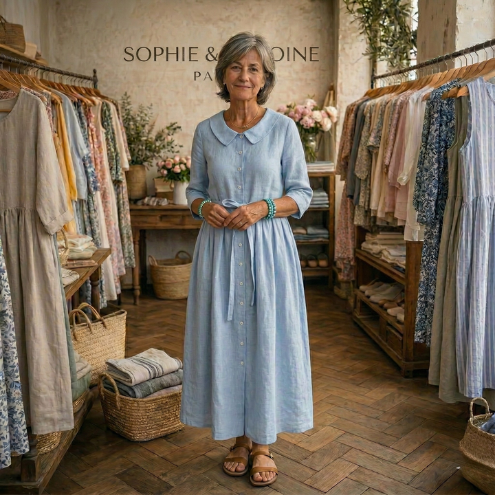 MONIQUE | ROBE ÉLÉGANTE DE PRINTEMPS PRÉCOCE