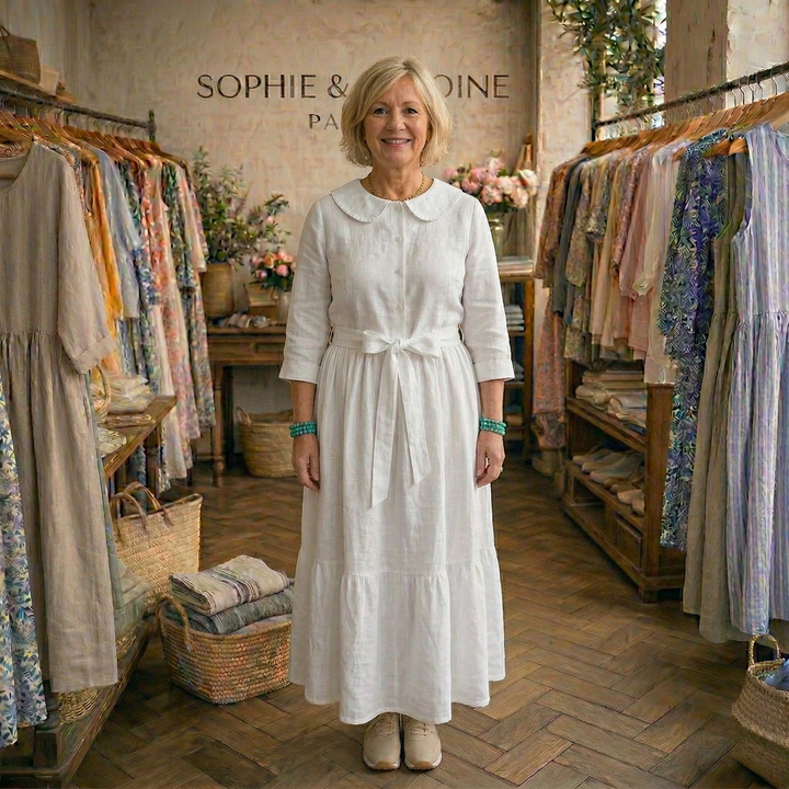 MONIQUE | ROBE ÉLÉGANTE DE PRINTEMPS PRÉCOCE