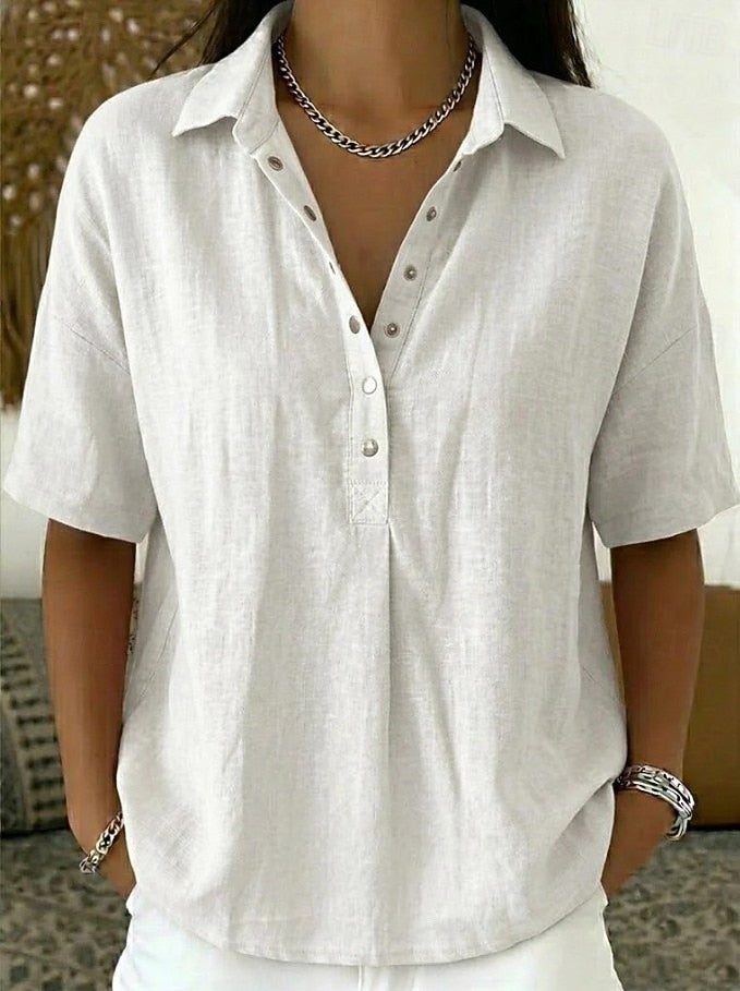 SAULE | BLOUSE AVEC COL ET DÉTAILS DE BOUTON